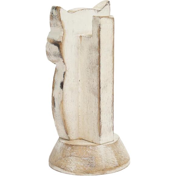 Handcrafted Wooden Owl Eyeglass Holder Stand – Sunglasses Display Gift 5.7” New - Picture 6 of 8